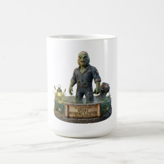 Spooky Mechanic Swamp Creature Funny Halloween Mug Kaffeetasse