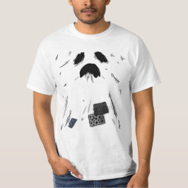 Spooky Minimalist Ghost Halloween T-Shirt