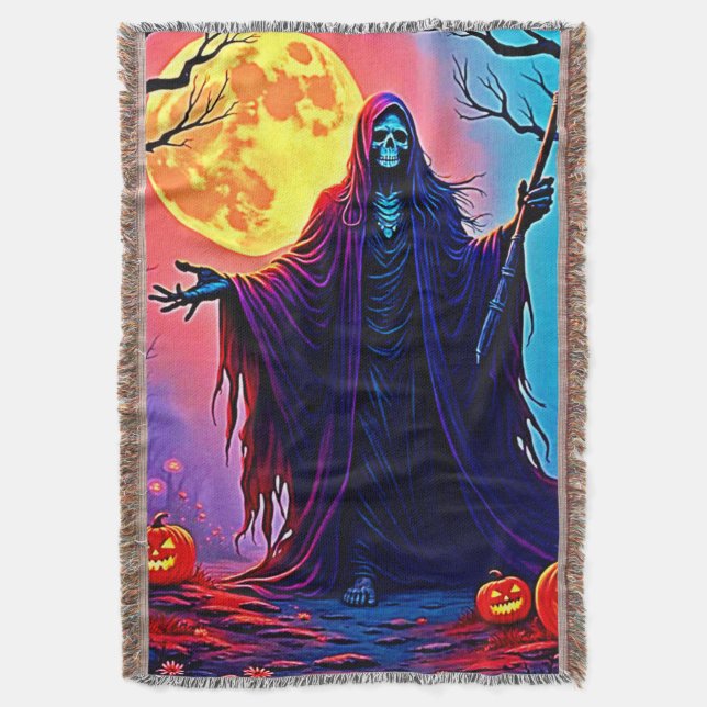 Spooky Moon Death's Call Design Decke (Vorderseite Vertikal)