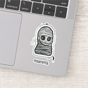 Spooky Mummy Aufkleber