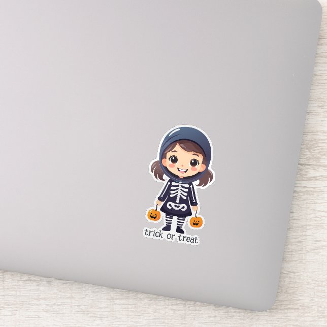 Spooky Mummy Aufkleber (Detail)