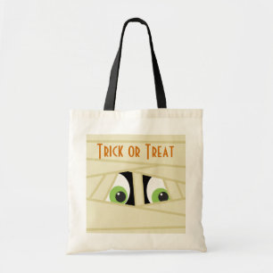 Spooky Mummy Head Halloween Bag Tragetasche