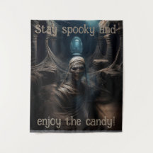Spooky Mummy's Lair Tapestry
