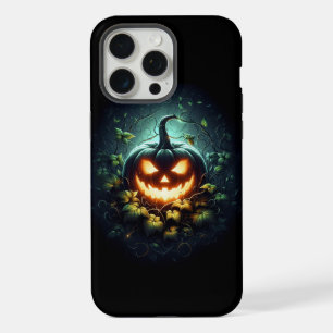 Spooky Natur glühend Halloween Kürbis iPhone 15 Pro Max Hülle