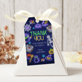 Spooky Neon Any Age Halloween Birthday Geschenkanhänger