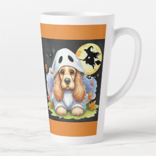 Spooky Niedlich Cocker Spaniel Ghost Dog Halloween Milchtasse