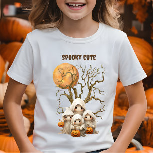 Spooky Niedlich Ghost Family Trick oder Behandlung T-Shirt