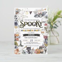 Spooky Niedlich Ghost Halloween-Party Einladung