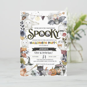 Spooky Niedlich Ghost Halloween-Party Einladung