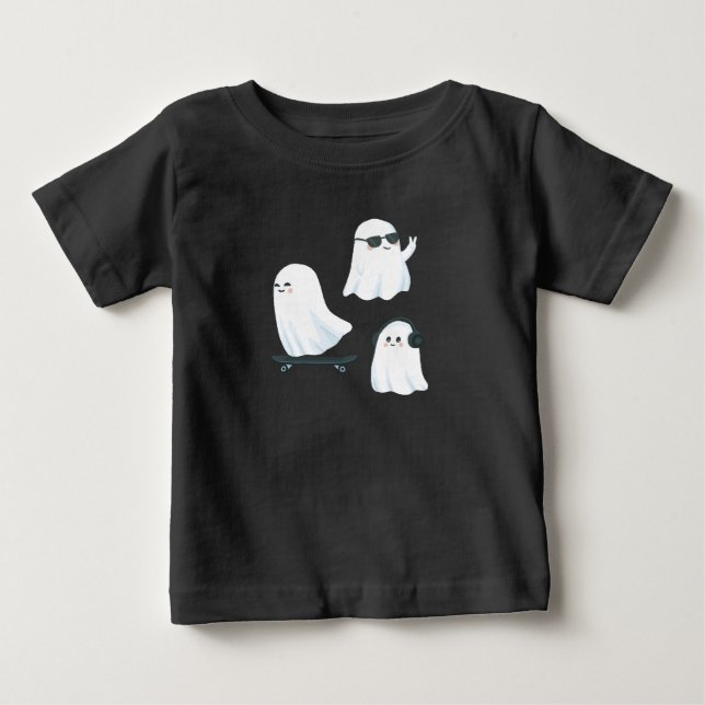 Spooky Niedlich Ghost Kleinkind T - Shirt - Hallow (Vorderseite)