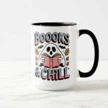 Spooky Niedlich Ghost Reading Book