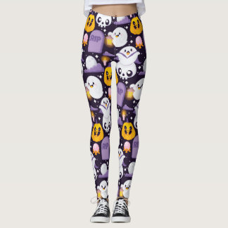Spooky Niedlich Ghosts Halloween Leggings