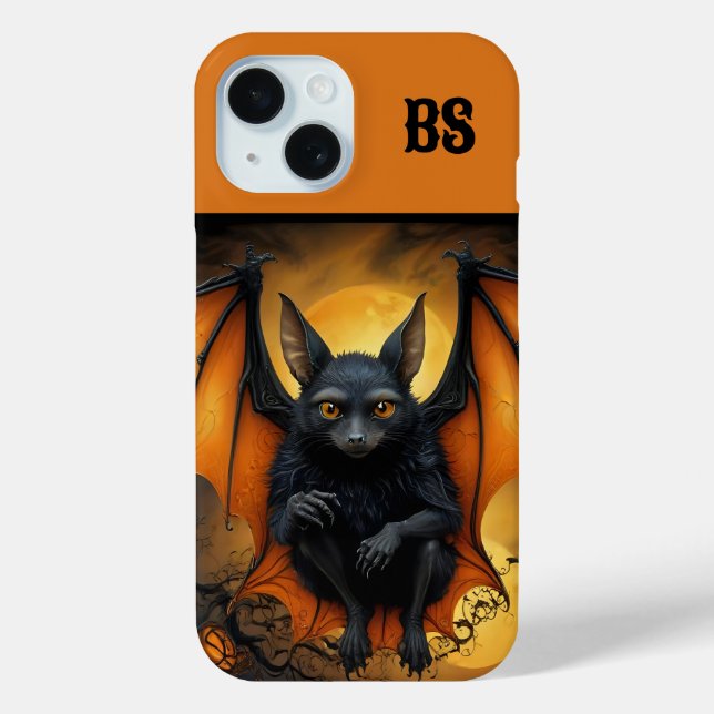 Spooky niedlich Halloween-Fledermaus in Disguy Case-Mate iPhone Hülle (Rückseite)