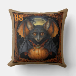 Spooky niedlich Halloween-Fledermaus in Disguy Kissen