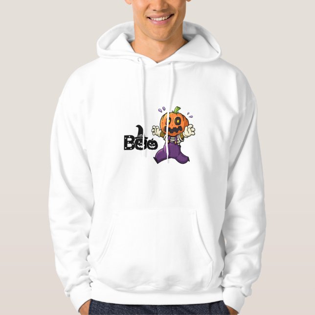 Spooky Niedlich Halloween - Pumpkin & Ghosts Vibes Hoodie (Vorderseite)