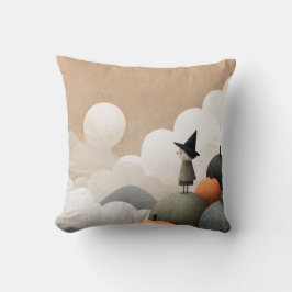 Spooky Niedlich Hexenkunst Halloween Kinderzimmer Kissen
