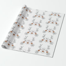 Spooky Niedlich Kawaii Cartoon Ghost Halloween-Par