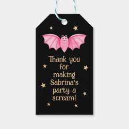 Spooky Niedlich Pastel Bat Halloween Geschenkanhänger