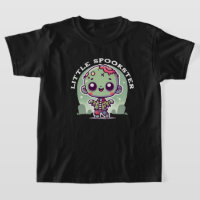 Spooky, Niedlicher Zombie, der im Friedhof spazier