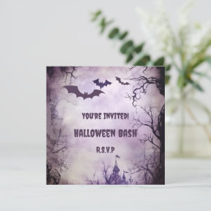 Spooky Night: Fledermäuse und Spuk HausHalloween-B