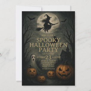 Spooky Night Halloween Costume Party Einladung