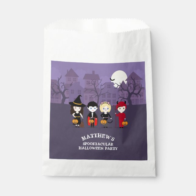 Spooky Night Halloween-Party Geschenktütchen (Vorderseite)