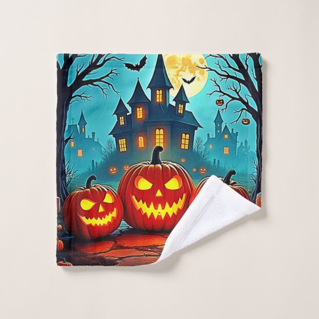  Spooky Night Haunted House Thrills (Gant de toilette)