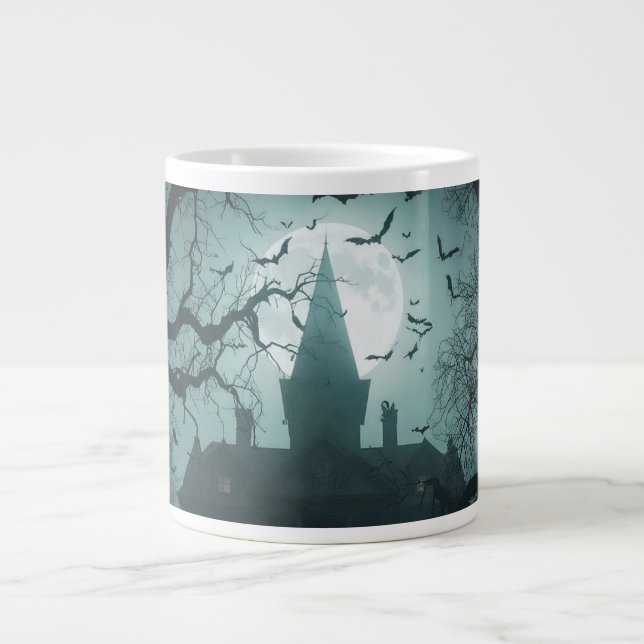 Spooky Night mit Jack-o'-Lanterns Jumbo-Tasse (Vorderseite)