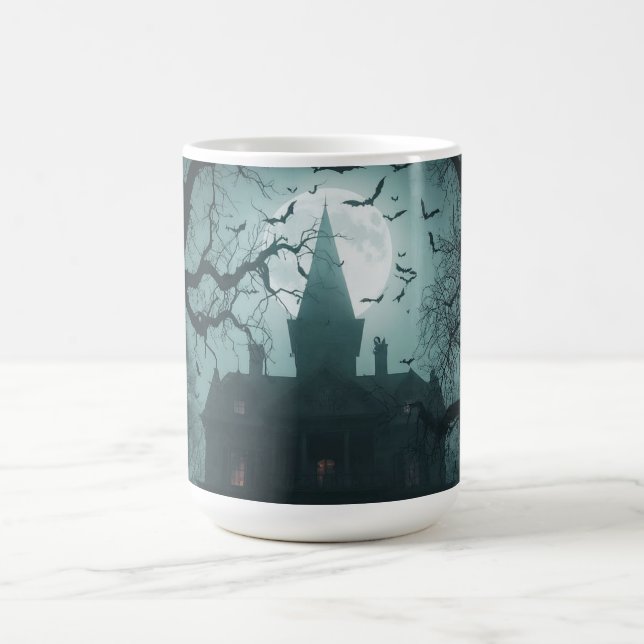 Spooky Night mit Jack-o'-Lanterns Kaffeetasse (Mittel)