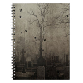 Spooky Night of Crows Notizblock