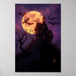 Spooky Night - Spuk House Poster