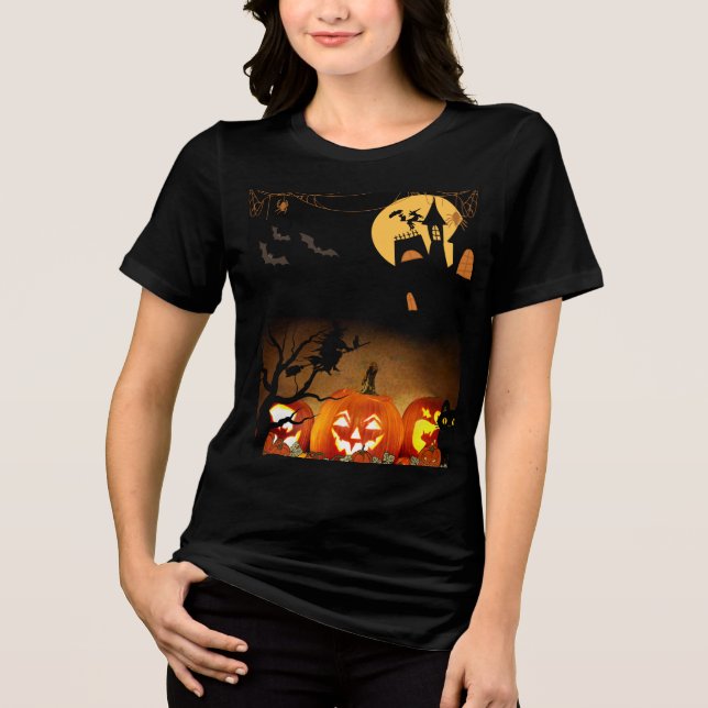 Spooky Nightfall Magic T - Shirt (Vorderseite)