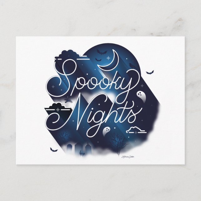Spooky Nights / Postkarte (Vorderseite)