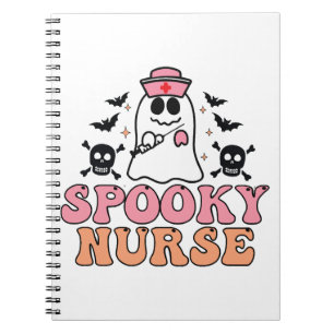Spooky Nurse Halloween Kostüm Eerie Elegante Notizblock