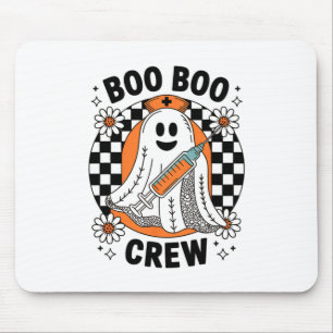 Spooky Nurse Halloween Niedlichen Spitzenghost Boo Mousepad