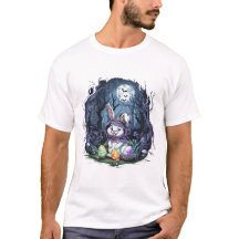 Spooky Oaster Bunny Tshirt