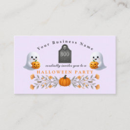 Spooky Office Halloween-Party Essentials Visitenkarte