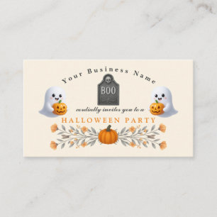 Spooky Office Halloween-Party Essentials Visitenkarte
