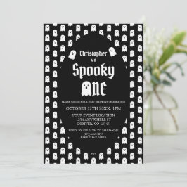 Spooky One 1. Geburtstag Einladung