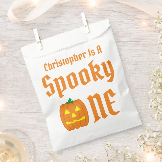 Spooky One 1. Geburtstag Geschenktütchen (Ausgeschnitten)