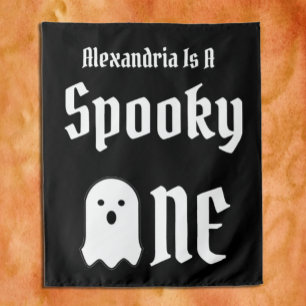 Spooky One 1. Geburtstag Wandteppich