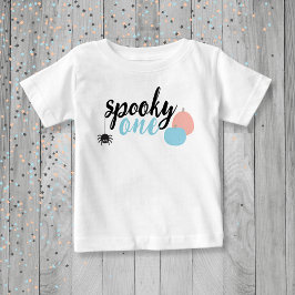 Spooky One Blue First Geburtstag Baby T-shirt