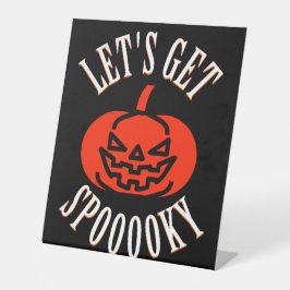 Spooky One Geburtstag Sockelschild