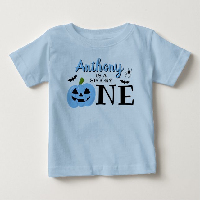Spooky One Halloween 1. Geburtstag Baby T-shirt (Vorderseite)