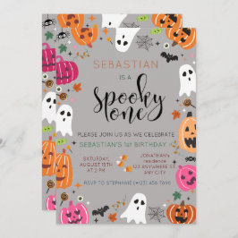 Spooky One Halloween Geburtstag Einladung