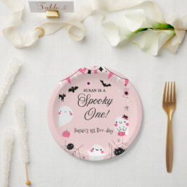 Spooky One Halloween Geburtstag Pappteller