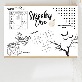Spooky One | Halloween | Kids Activity Tischset(1)