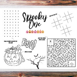 Spooky One | Halloween | Kids Activity Tischset(3)