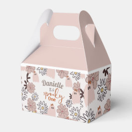 Spooky One Niedlich Pink Ghost Floral Halloween Geschenkschachtel
