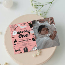 Spooky One Retro Grovy Halloween Mädchen 1. Geburt